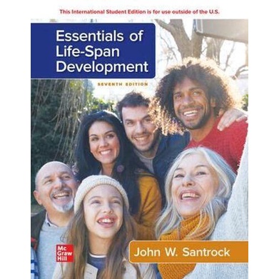 ISE Essentials of Life-Span Development [Paperback] 7e by John W. Santrock - ISBN 9781265359843 / 1265359849