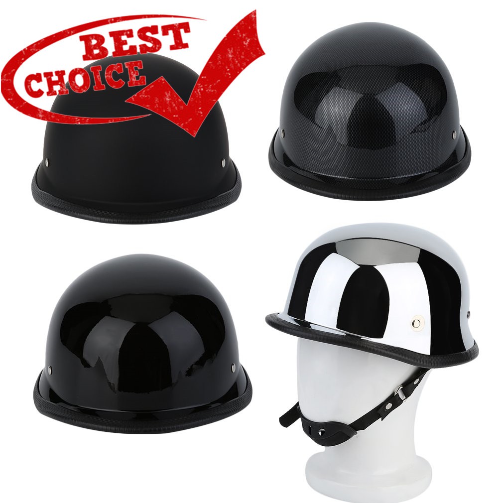 Casco Moto Mezzo Guscio Vintage - Leggero, Omologato DOT/ECE, Per Cruiser E Scooter, Taglie S-XXL