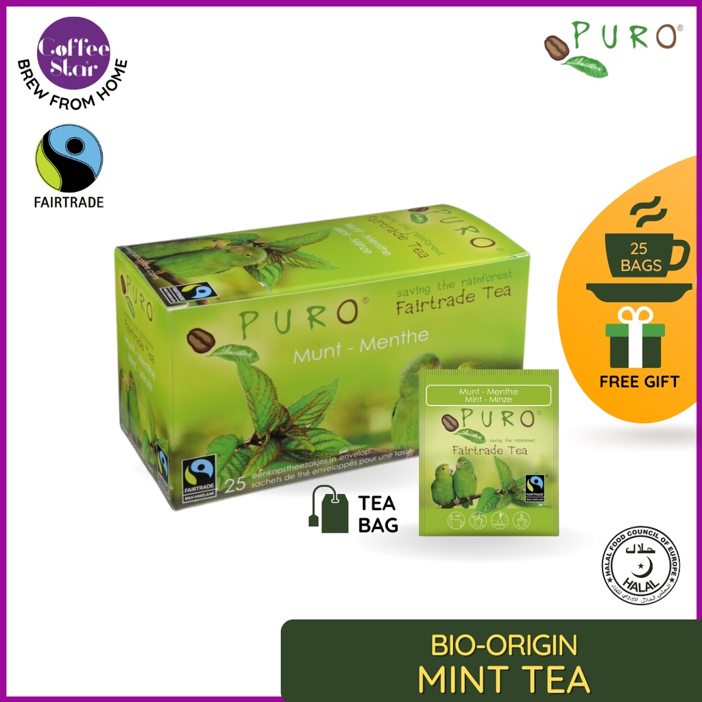 ORGANIC MINT TEA PURO FAIRTRADE / COFFEE STAR