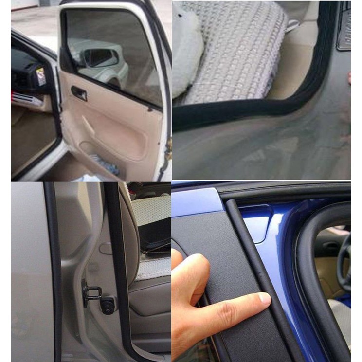 Large 4m D Type Car Van Truck Motor Door Rubber Seal Strip
