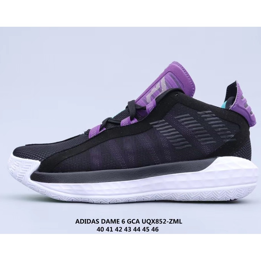 dame 6 black purple