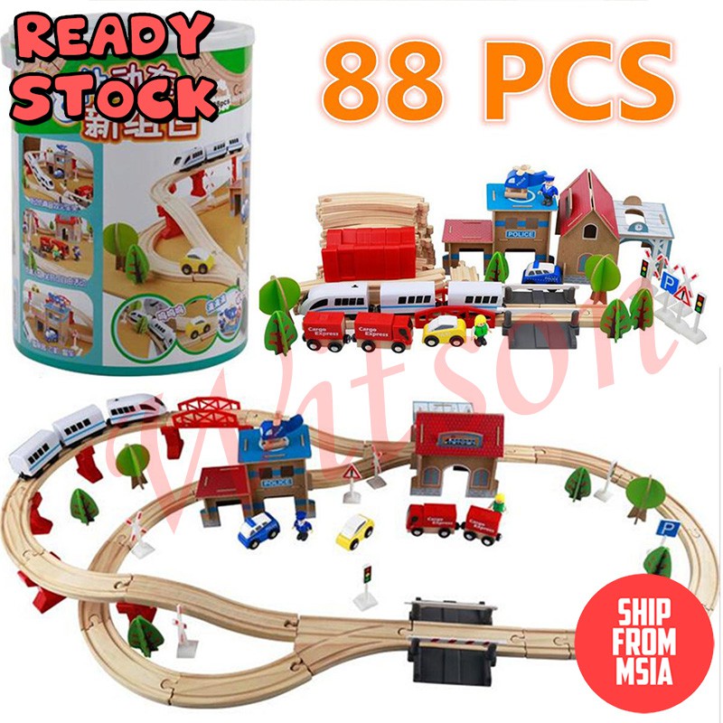 battery operated train for wooden track