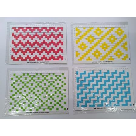 Ready Stock Kids Creative Corner Art And Craft Diy Anyaman Kertas Paper Weaving Materials Package Shopee Malaysia