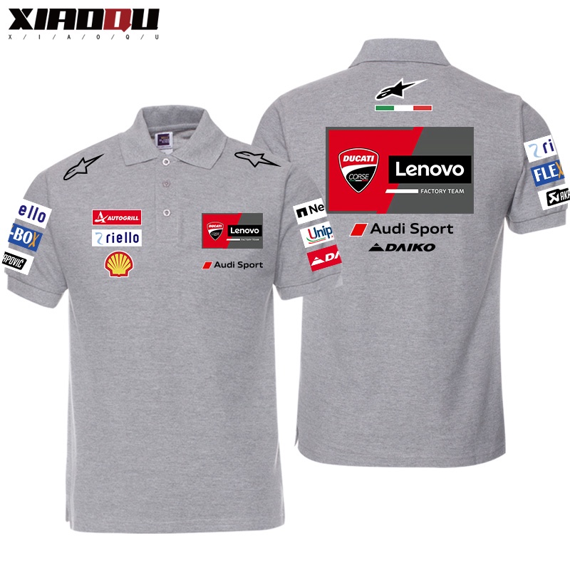 MOTOGP DUCATI Race Suit Motorcycle 1199 1299 899 V2 Monster696 821 797 659 Panigale V4 Diavel1260 StreetFighter 848 1098 Scrambler800 supersport Hypermotard 950 Multistrada 1200 Cycling POLO Shirt Short Sleeve T-Shirt