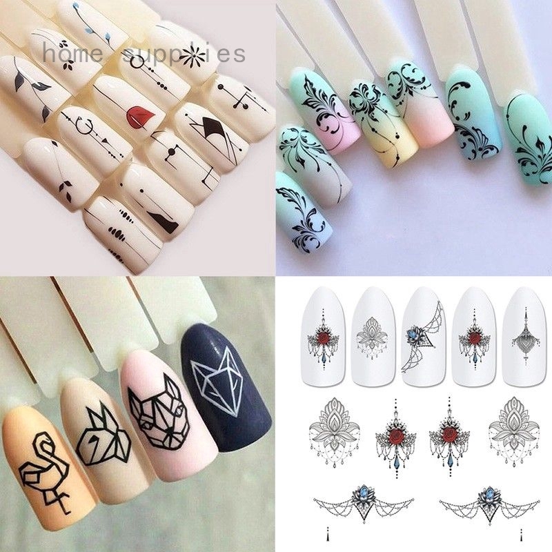 Nail art water decals