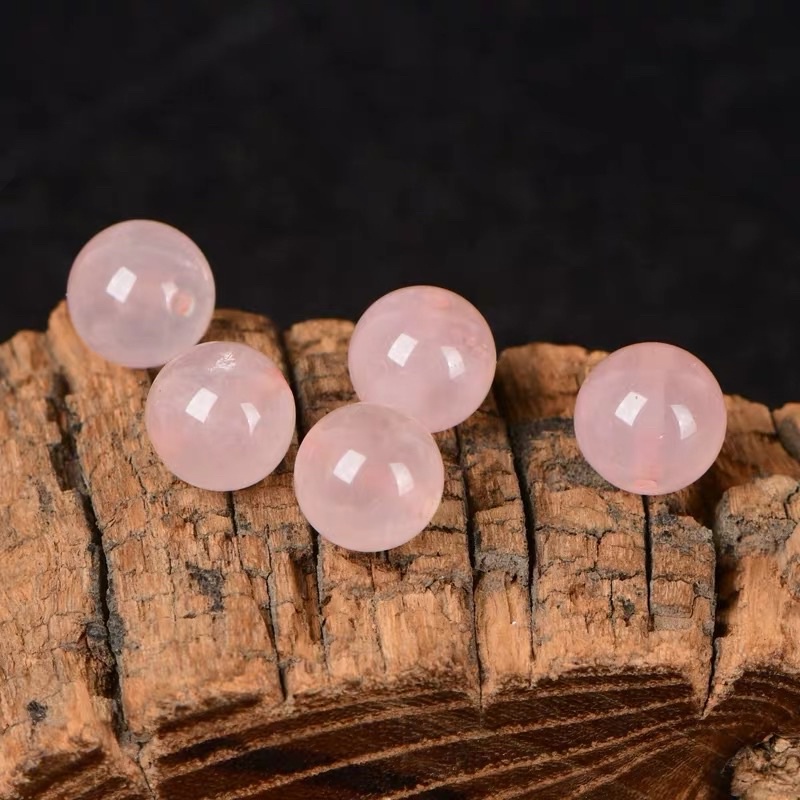 天然水晶散珠颗粒单颗价Natural Crystal Loose Beads for DIY jewellery making 6-10mm price per pcs | DIY gemstone beads