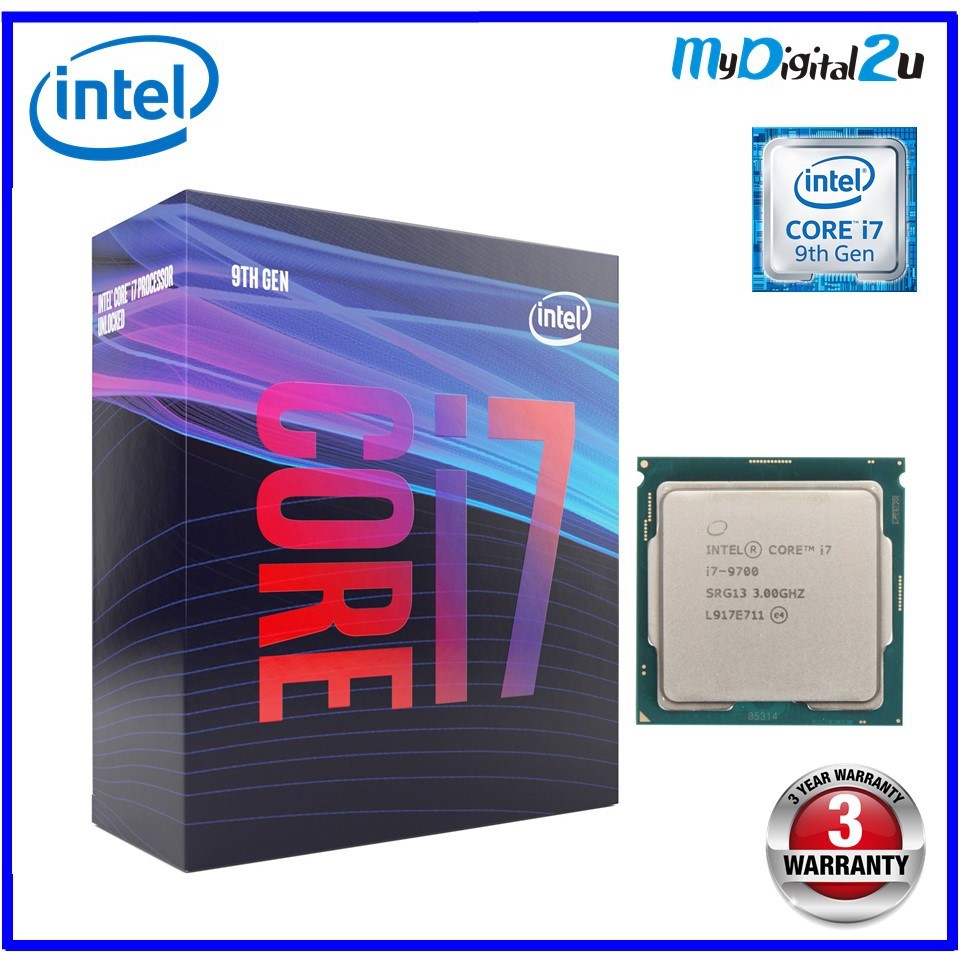 Intel Core I7 9700 Desktop Processor 8 Cores Up To 4 7 Ghz Lga1151 300 Series 65w Shopee Malaysia