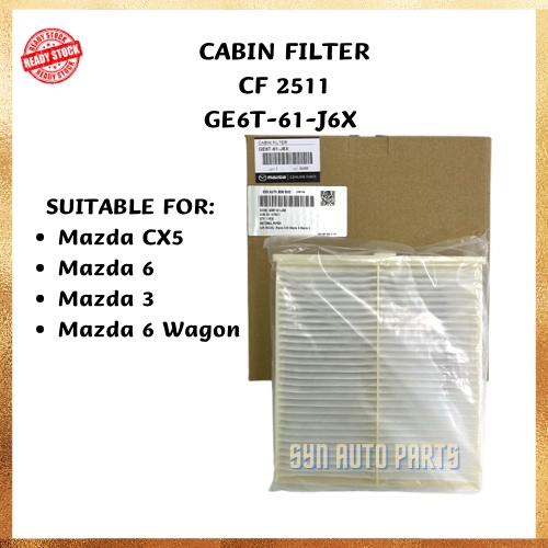 Mazda Cabin Air Aircon Filter for Mazda 3 20112017 Mazda 6 20132017
