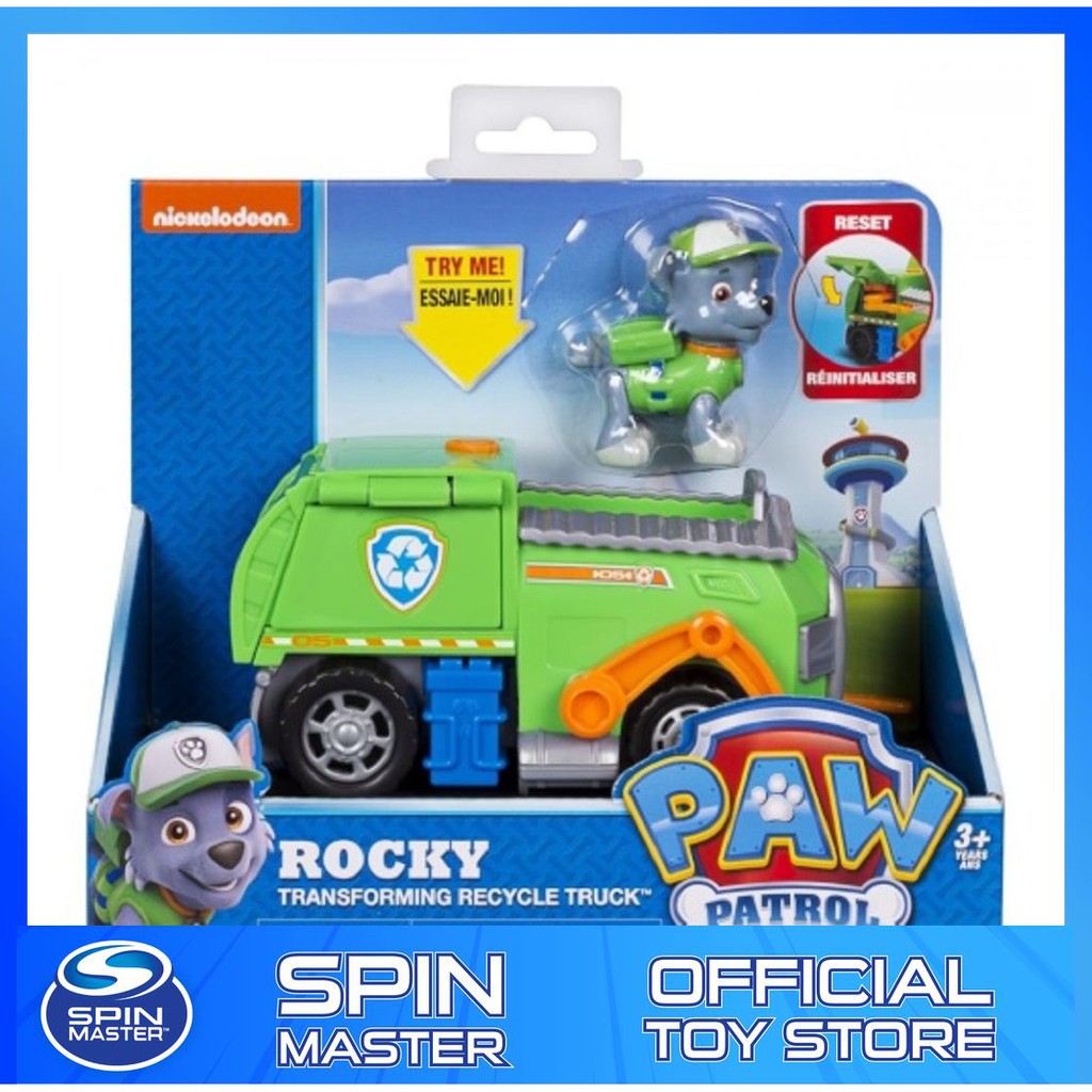 rocky transforming recycle truck