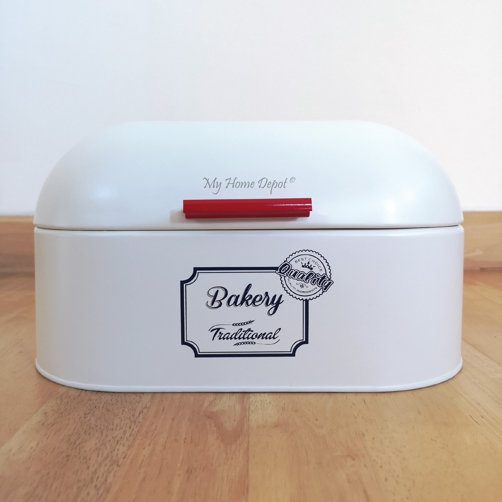 [DEFECT] Oval Bread Bin White Shopee Malaysia