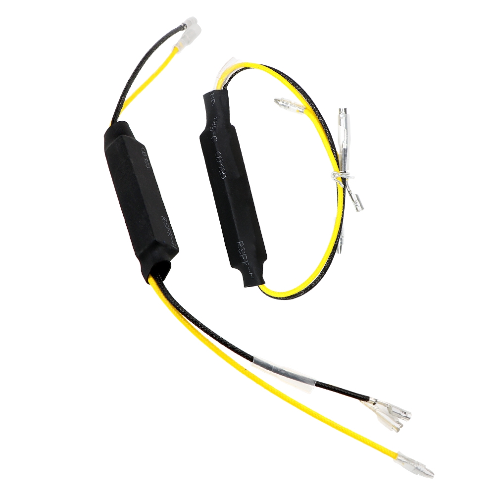 Quality Durable 2PCS Motorcycle LED Turn Signal Indicator Decoder Flasher Light Fault Elimination Decoding Load Resistor - Image 2