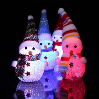 New Cute Christmas Snowman LED Light / Santa Claus Snowman LED Light / Merry Christmas Cute Ornaments Xmas Party Decor