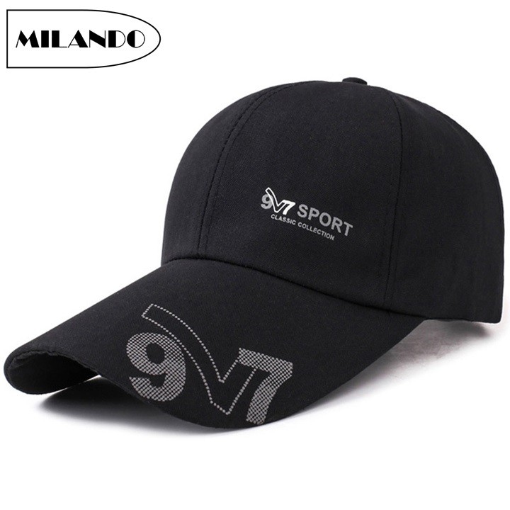 MILANDO Adult Cap Fashion Hat Casual Running Adjustable Baseball Cap Hat Topi (Type 5)