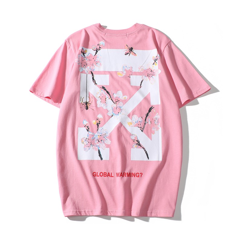 off white blossom tee