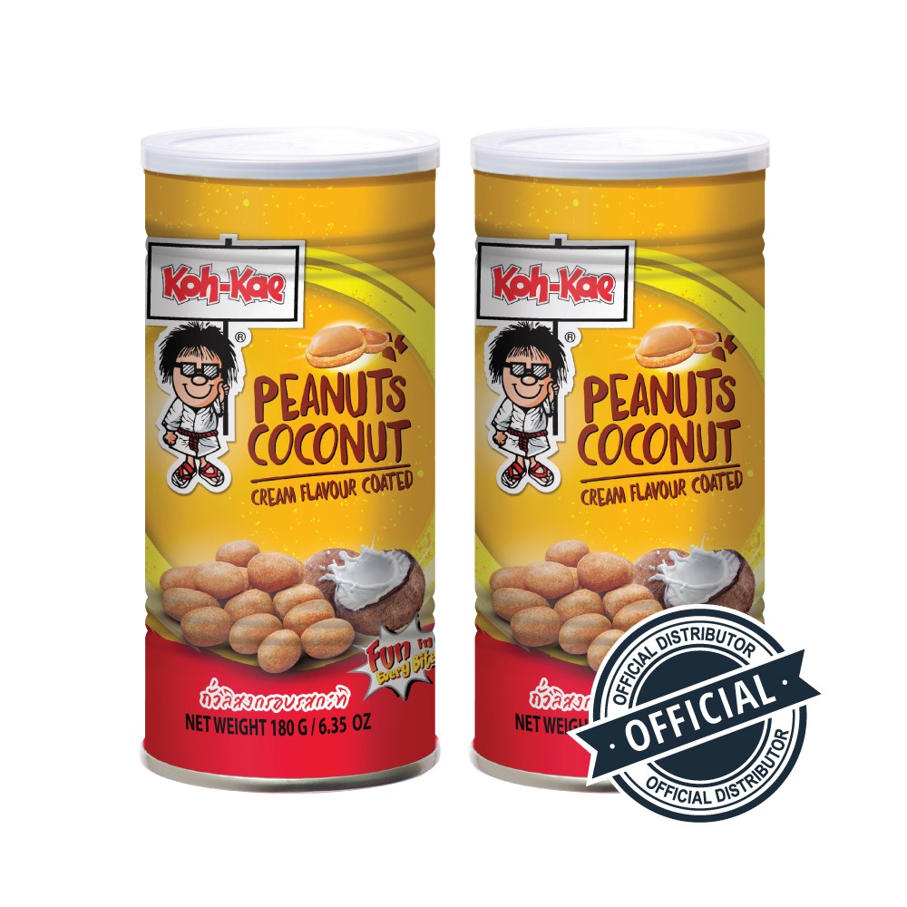 KOH-KAE COATED PEANUT 180G COCONUT CREAM X 2 TINS | Shopee Malaysia