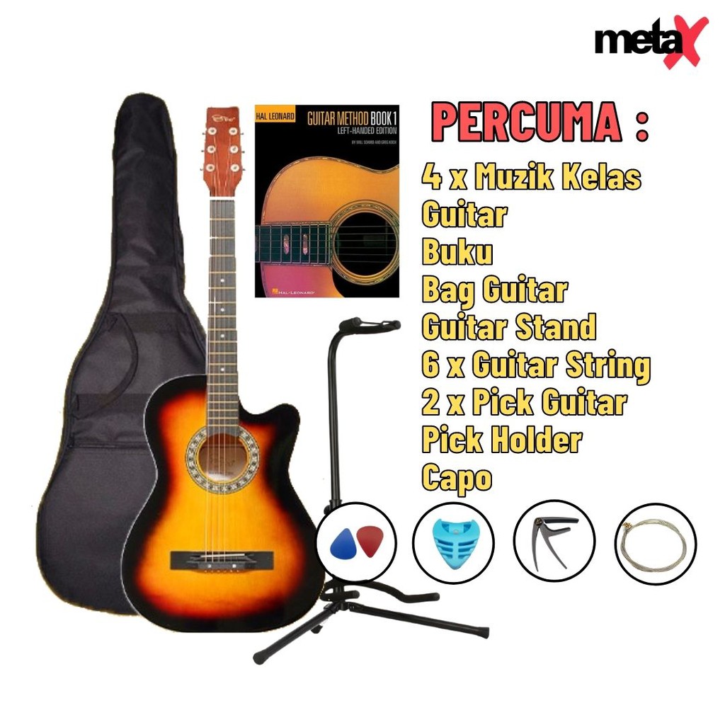 Kelas Guitar Online Percuma Guitar Lesson Beginner Percuma 14 Akustik Guitar Murah Guitar Akustik Ready Stock Shopee Malaysia