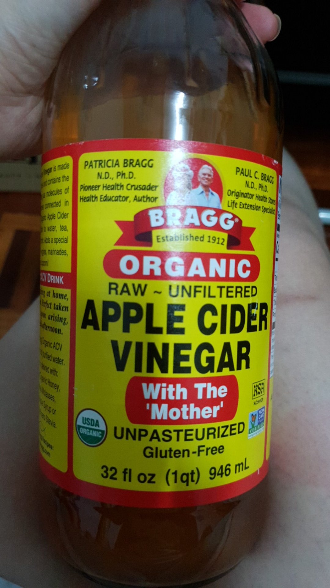 Bragg Organic Apple Cider Vinegar 946ml Shopee Malaysia