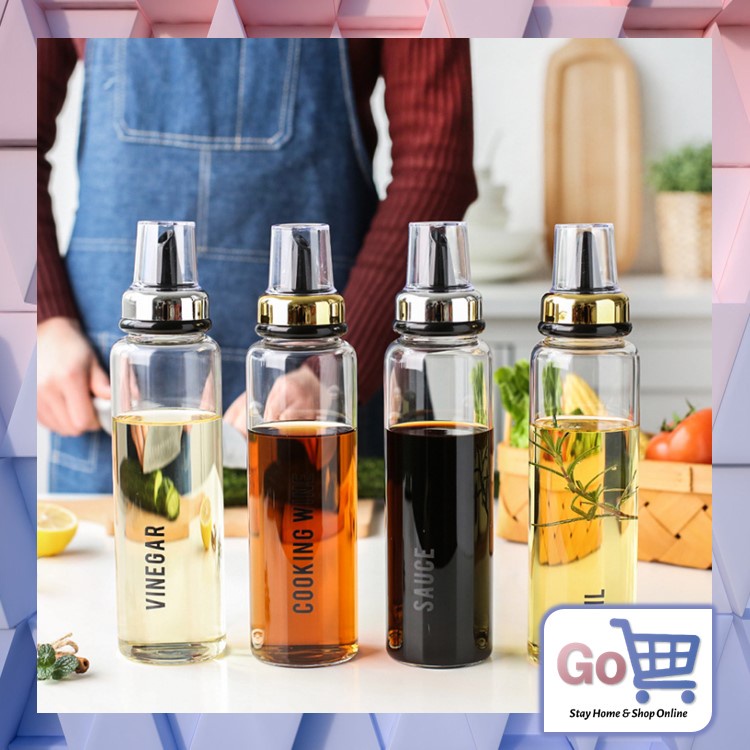 Go - H7012 Cooking Oil Bottle Glass Oil Bottle/Oil Pot/Oil Jug/Cooking Oil Container/