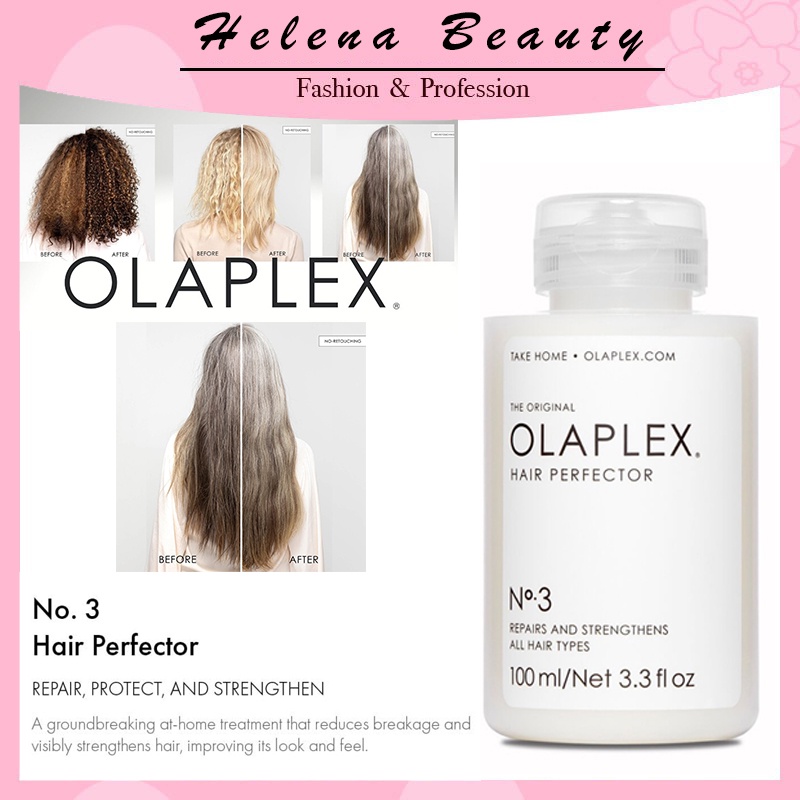 100% Authentic Olaplex Hair Perfector No 3 Repairing Treatment 100ml Fix  Damage Hair Breakage Care Perfector Rambut护发素 | Shopee Malaysia