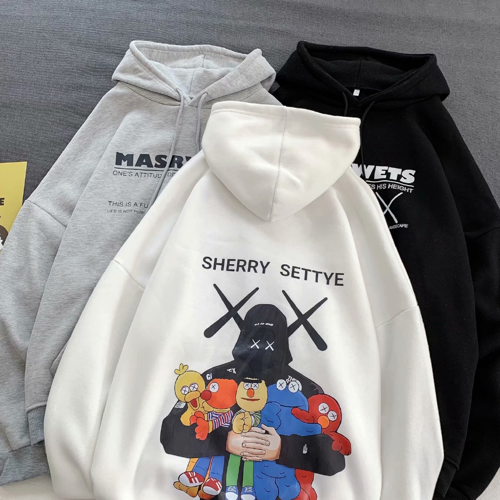 kaws sesame street hoodie