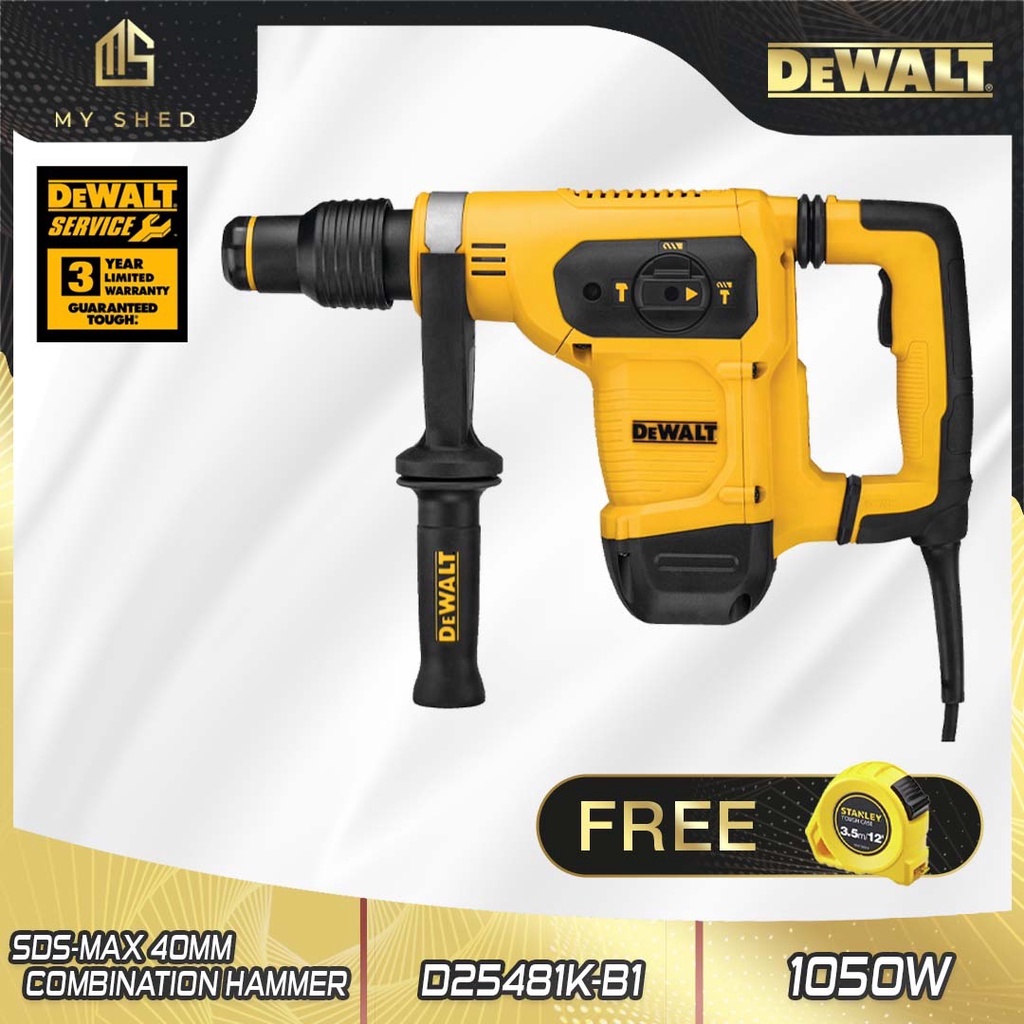 Dewalt D25481KXD MAX ROTARY HAMMER 40MM Shopee Malaysia
