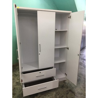 Almari Baju 3 Pintu Putih NEW Shopee Malaysia Almari Baju 3 Pintu Putih NEW Shopee Malaysia