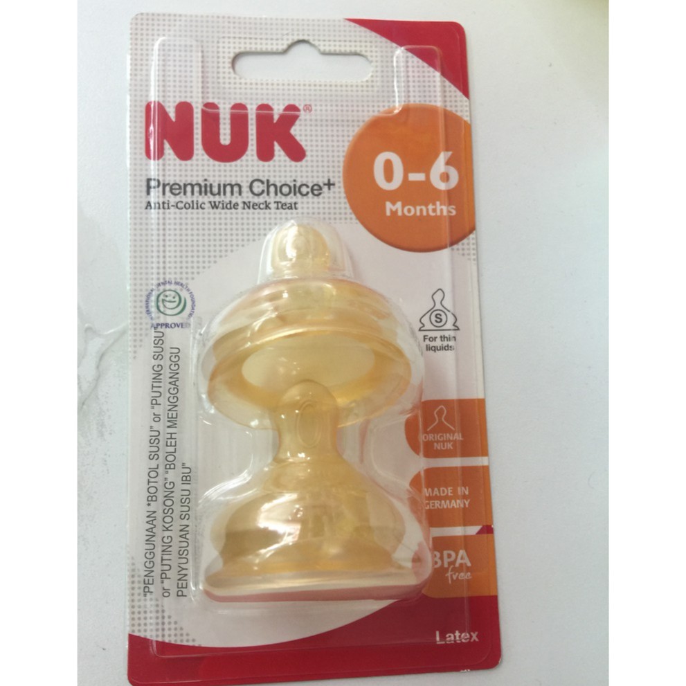 nuk rubber teat