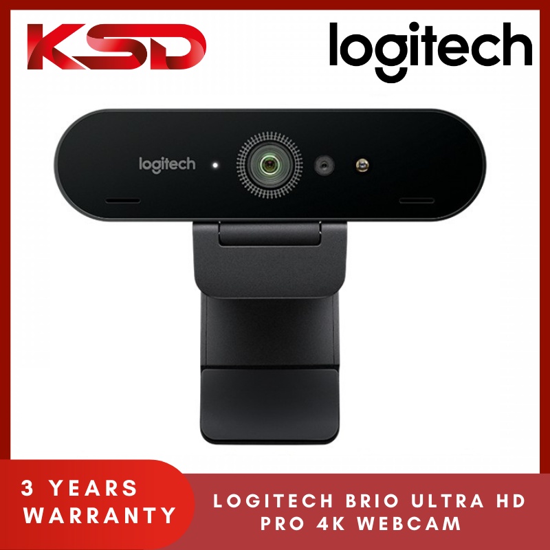 Logitech BRIO ULTRA HD PRO WEBCAM 4K webcam with HDR and Windows Hello