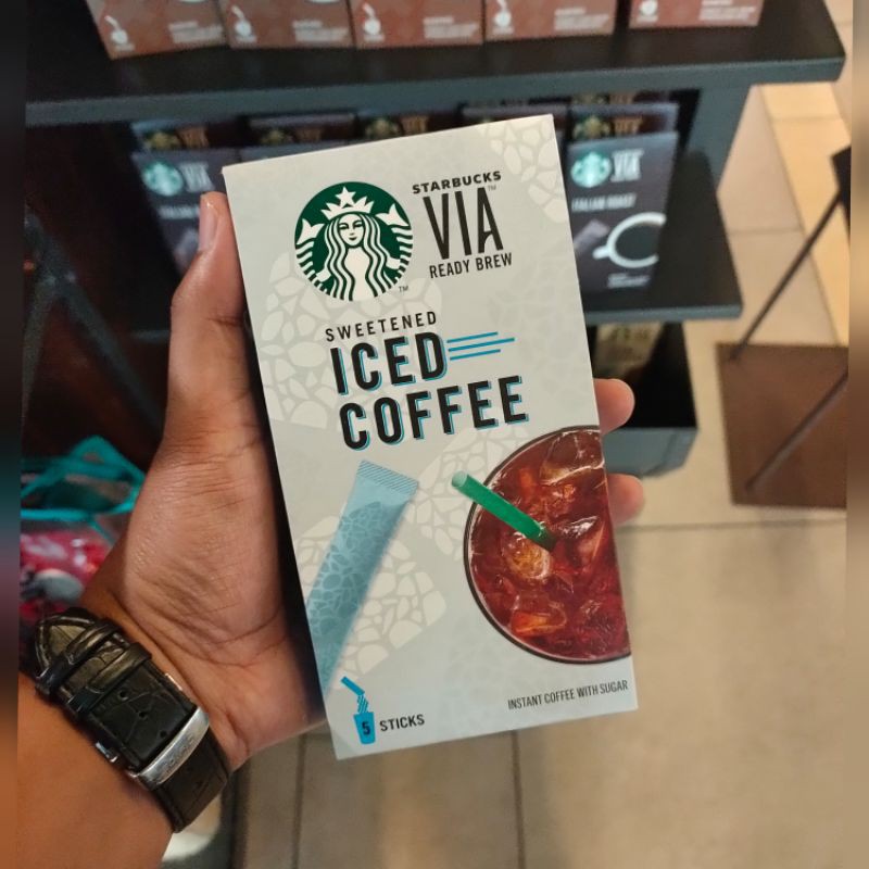 Starbucks Via Ready Brew Instant Coffee Sticks Shopee Malaysia