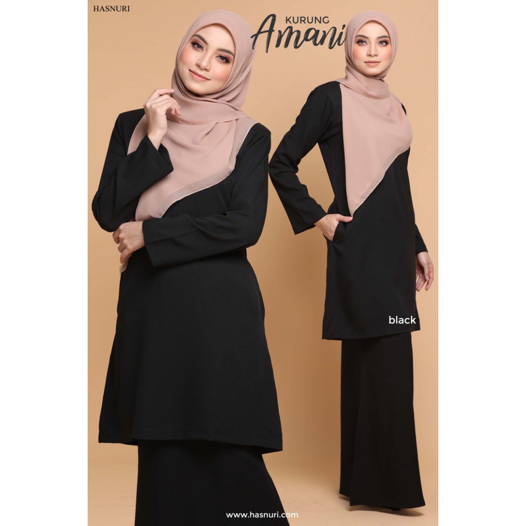 AMANI KURUNG  BY HASNURI  BAJU  RAYA 2021 Shopee Malaysia