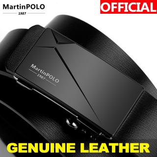 Men's Automatic Genuine Leather Business Belts Men Toothless Belt Alloy Buckle Cowhide Strap For Male MP01301P