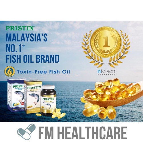 Pristin Gold Omega 3 Fish Oil 1200mg (30'S) (Exp.date:01/2023 