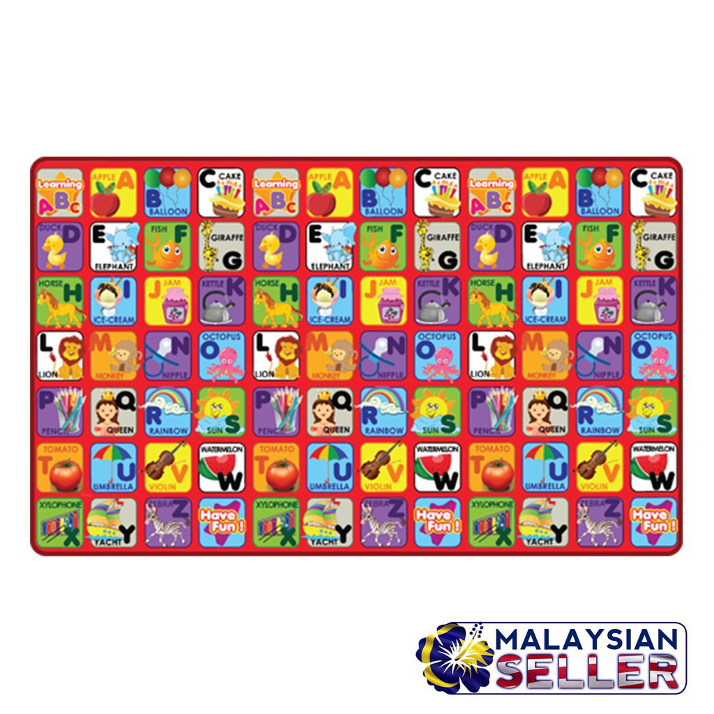 Moonstar_Limited ABC Learning Rolling Mat for Baby and Child with Colorful Pic 1000x1200mm