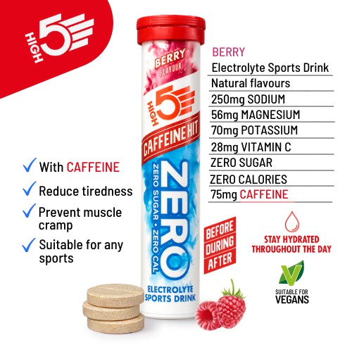 Buy HIGH5 Zero Electrolyte Sports Drink (20 Tablets x 1 Tube ...