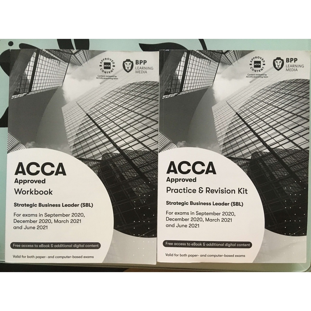 [Preloved] ACCA BPP SBL Sept20-June21 Study Text + Exam Kit Textbook ...