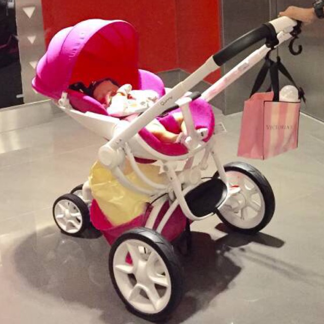 quinny stroller pink