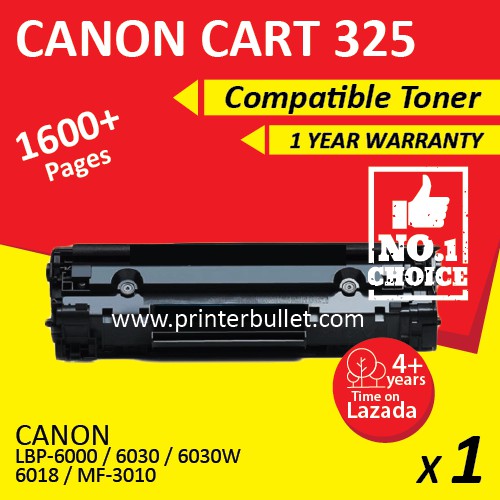 Canon 325 Cart 325 Canon Cartridge 325 Compatible Toner Cartridge Shopee Malaysia 