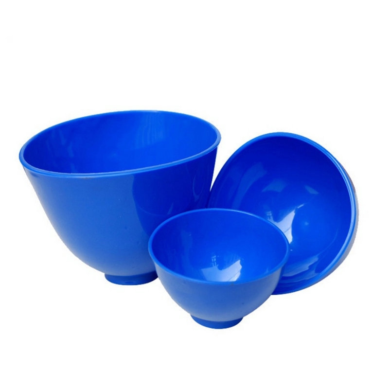 1pc Flexible Rubber Plastic Mixing Bowl Cup Dental Hygienist Alginate
