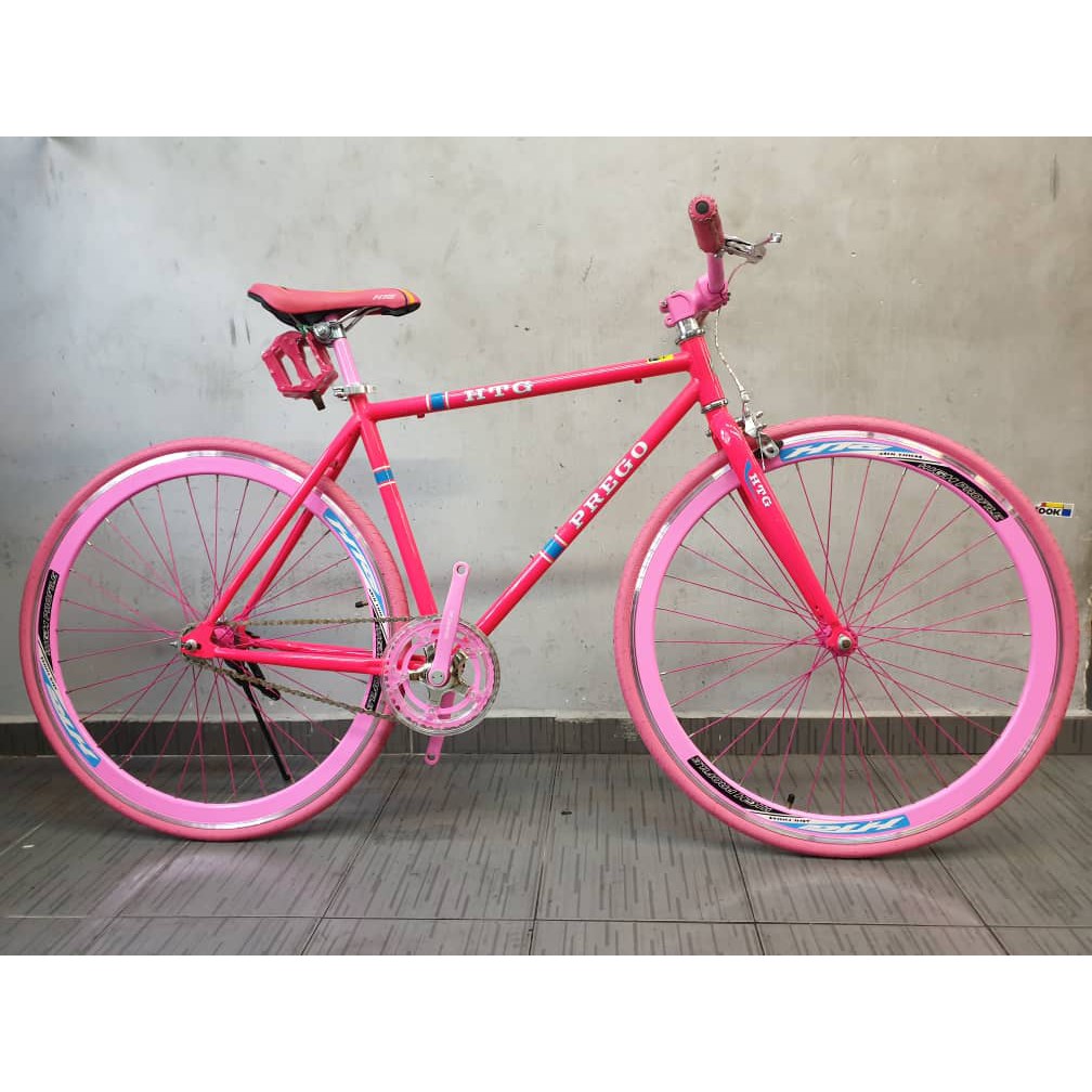 fixie bike pink