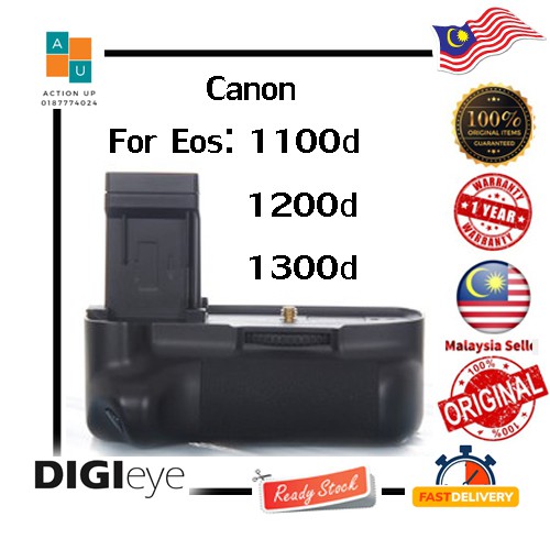 Battery Grip For Canon 1100D new set Shopee Malaysia