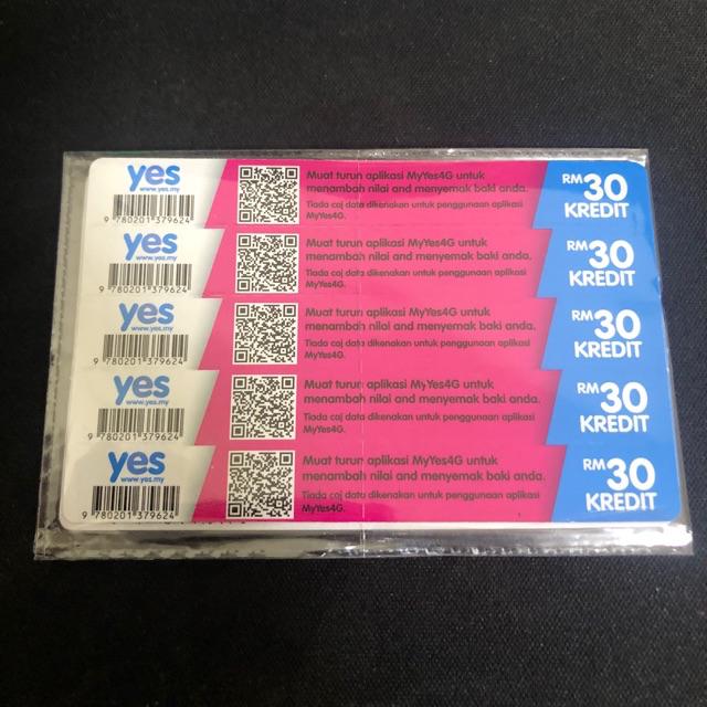 Prepaid Reload Yes 4g Shopee Malaysia