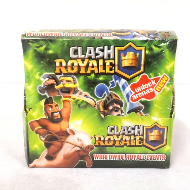 sealed..Free Shipping! 12 TOPPS 2018 CLASH ROYALE  HANGER BOXES 36 packs total 