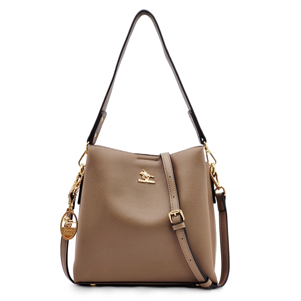 POLO HILL Ladies Preciosa Shoulder Sling Bag PHC-HB2056 (Black/Brown ...