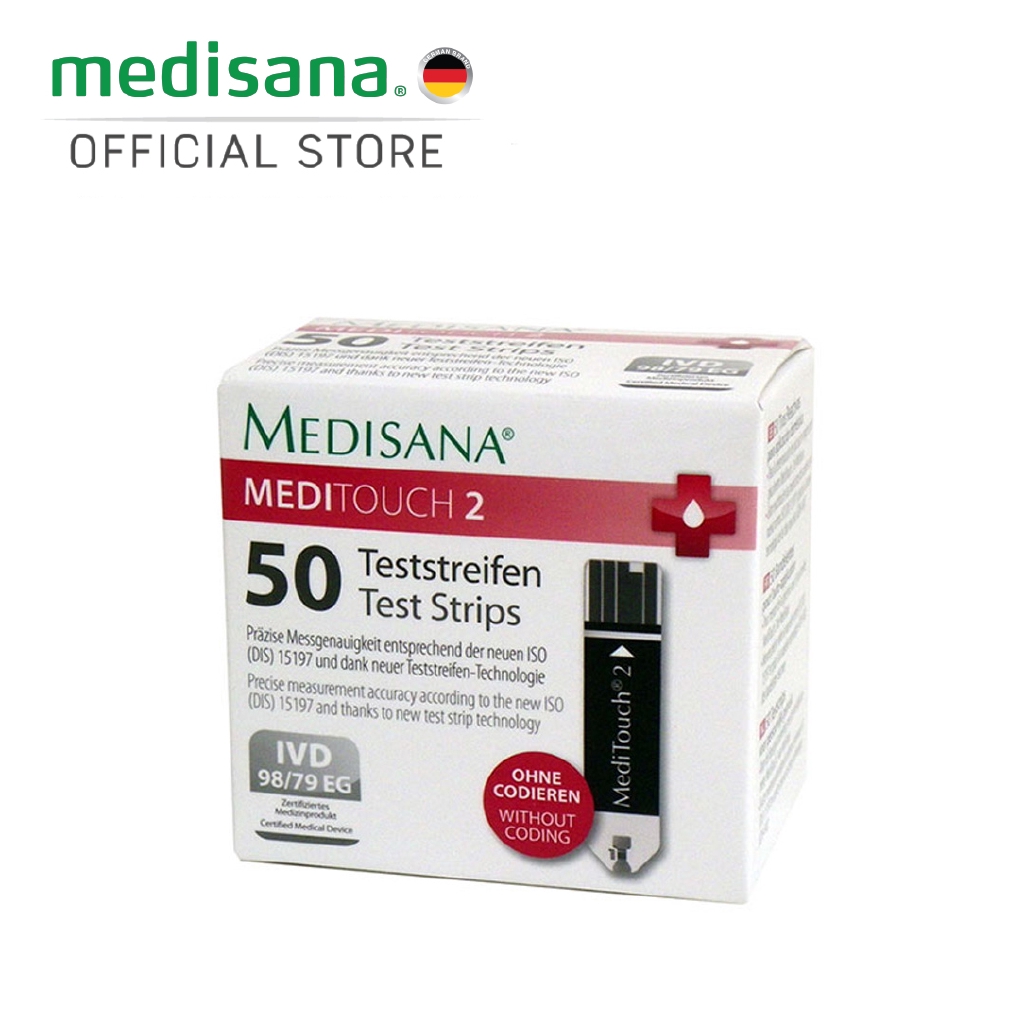 Medisana MediTouch 2 Glucose Test Strips (50 Pcs)(Expire Date