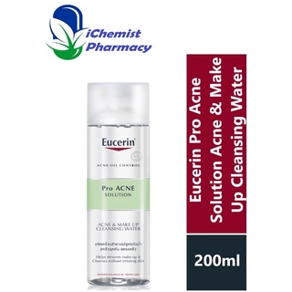 Eucerin Pro Acne Solution Acne & Make-Up Cleansing Water ...