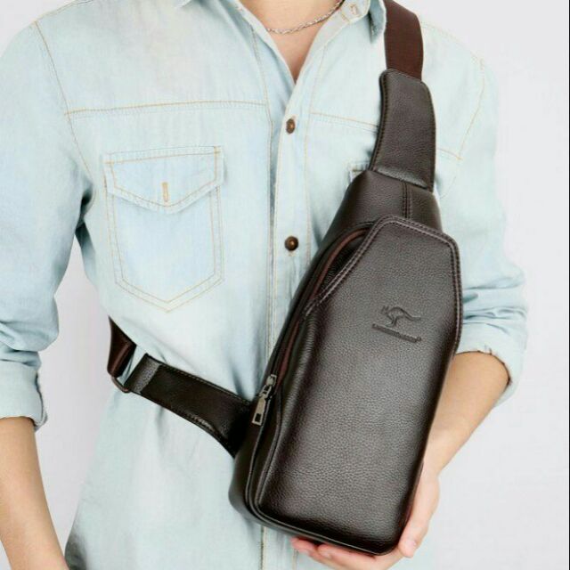 man bag across body