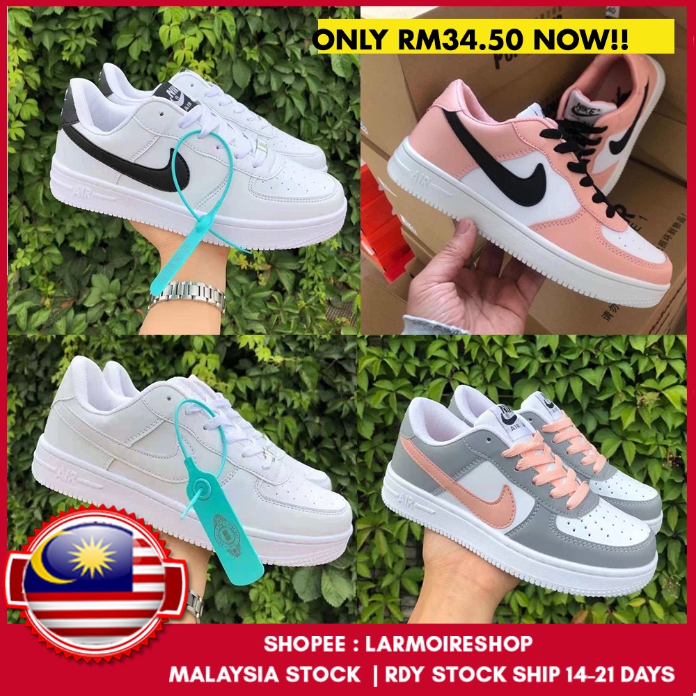 ???? Malaysia Nike Air Force 1 Women Sport Shoes Men Running Shoes