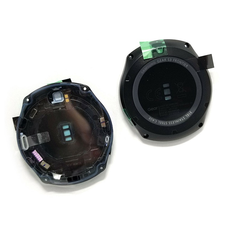 Genuine Samsung Gear S3 Frontier Sm R760 Sm R765 Back Case Rear Glass Cover Gh a Shopee Malaysia