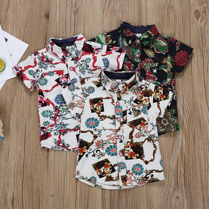 Budak Insbaby Batik Kids Shirt Kemeja Baju Melayu Top Budak Insbaby Batik Kids Shirt Kemeja Baju Melayu Top