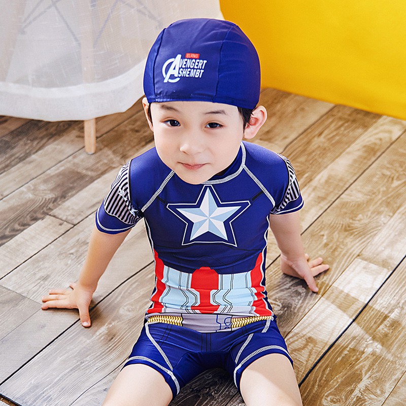 captain america swimwear